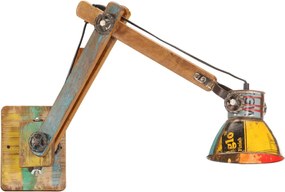 vidaXL Φωτιστικό Τοίχου Industrial Πολύχρωμο Στρογγυλό E27