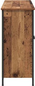 vidaXL Πλαϊνό γραφείο Παλιό Ξύλο 100 x 33 x 75 εκ Επεξεργασμένο ξύλο