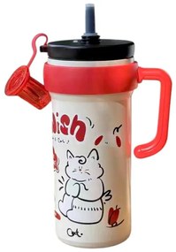 Παιδικό παγούρι-θερμός - 700ml - 696291 - Red