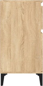 vidaXL Κομοδίνο Sonoma Δρυς 40x35x70 εκ.