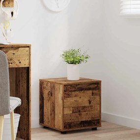 vidaXL Ντουλάπι Μπάνιου Παλιό Ξύλο 40,5 x 40 x 44 εκ