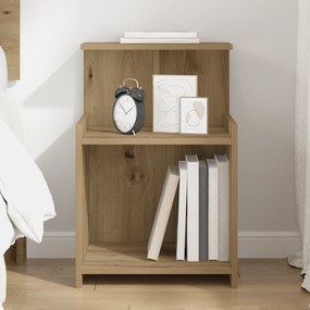 vidaXL Κομοδίνο - Artisan Oak - 40 x 35 x 60 εκ - Επεξεργασμένο Ξύλο