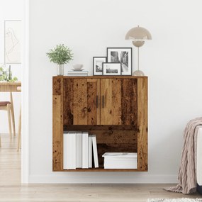 vidaXL Ντουλάπι τοίχου Παλιό Ξύλο 80x33x80 εκ. Μηχανευμένο Ξύλο