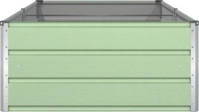 vidaXL Γλάστρα Παστέλ Πράσινο 195 x 100 x 45 εκ Επικαλυμμένος Χάλυβας