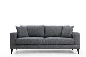 3-Seat Sofa-Bed Nordic 3 Seater Dark Grey