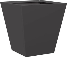 vidaXL Ζαρντινιέρα Μαύρη 30x30x30 εκ. από Ατσάλι