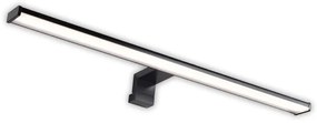Adeleq Φωτιστικό LED Λουτρού Αλουμινίου 60cm 12W IP44 4000K Μαύρο 3-601211