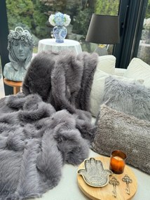 Ριχτάρι Καναπέ Ανθρακί LOLITA 150x100