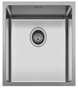 Karag BL 792 Υποκαθήμενος Νεροχύτης Κουζίνας Inox Σατινέ Ανοξείδωτο Ατσάλι 44x38cm