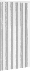 vidaXL Κουρτίνα εντόμων Chenille Γκρι και Λευκό 100 x 200 cm 100% PP