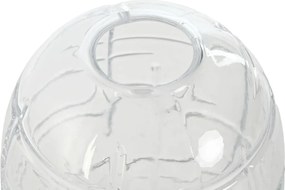 Βάζο Home ESPRIT Διαφανές Κρυστάλλινο Σύγχρονη 12 x 12 x 17 cm