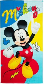 Παιδική Πετσέτα Θαλάσσης Microfiber (70x140) Dimcol Mickey 179 Sky Blue
