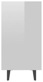 vidaXL Μπουφές Γυαλιστερό Λευκό 103,5 x 35 x 70 εκ. από Μοριοσανίδα