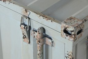 Στήθος Home ESPRIT Container Sky μπλε Μέταλλο Vintage 89 x 41,5 x 45,5 cm