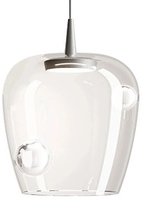 Φωτιστικό Οροφής Bilia LBA4001 27x333cm Led Triac 8W IP40 2700K 645Lm Silver-Clear Zafferano