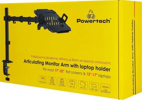 POWERTECH βάση γραφείου οθόνης ή laptop PT-1570, 17-32", έως 10kg