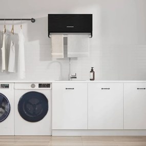 vidaXL ντουλάπα  Μαύρο Δρυ 70x32,5x35 εκ από Ξύλο