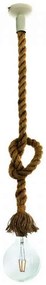 Φωτιστικό Οροφής 4381-1 10x130cm 1xΕ27 White Inlight Rope, Metal
