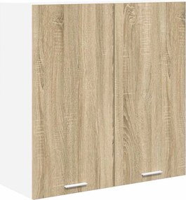 vidaXL Κρεμαστό ντουλάπι με αποθήκευση Δρύς Sonoma 80 x 31 x 80 εκ.