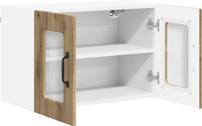vidaXL Ραφιέρα τοίχου PORTO 2 pcs Artisan Oak Επεξεργασμένο ξύλο