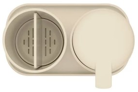 Σετ αξεσουάρ μπάνιου Brabantia ReNew 1006266, 3 τεμάχια, 250 ml, ανθεκτικό στη διάβρωση, μπεζ
