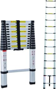 Πτυσσόμενη σκάλα αλουμινίου - 100 - 3.2m - 711025