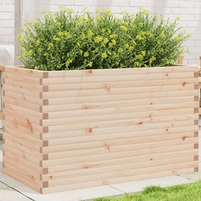 vidaXL Ζαρντινιέρα Κήπου 110x60x68,5 εκ από Μασίφ Ξύλο Πεύκου