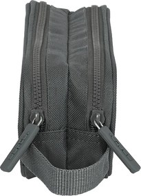 Διπλή Κασετίνα Safta Γκρι 21 x 8 x 6 cm