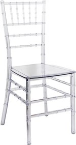 Καρέκλα Tiffany pakoworld διάφανο pc 38x38.5x88εκ