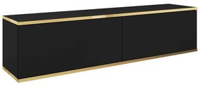 Έπιπλο Τηλεόρασης Κρεμαστό Oro P_ORO_STVc 135x30x32cm Anthracite-Gold