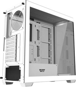 Darkflash DS900W θήκη υπολογιστή χωρίς ανεμιστήρες (Λευκό)