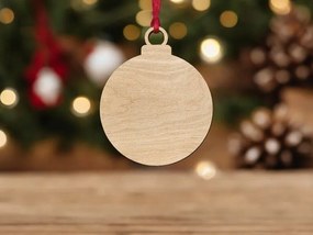 Σετ των 3 Intra απο ξύλο plywood 3mm-4mm πάχος – Κενό χριστουγεννιάτικο μπιχλιμπίδι στολίδι 25x30 cm INTRAVECTRY-MY549884