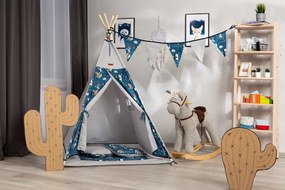 TeePee Tent - Meadow - Navy