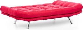 3-Seat Sofa-Bed Misa Sofabed - Red Red