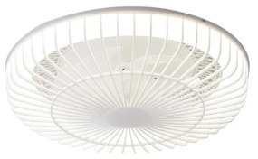 Ανεμιστήρας Οροφής Control Ø55xH25cm 72w DC 3CCT LED Fan Light in White Color Inlight Waterton 101000610