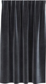 vidaXL Κουρτίνες 2 τμχ. Σκούρο Γκρι 140 x 140 cm Βελούδο