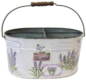 Artekko Planter Γλάστρα/Δοχείο Τσίγκινο Πολύχρωμο (25x20x14)cm