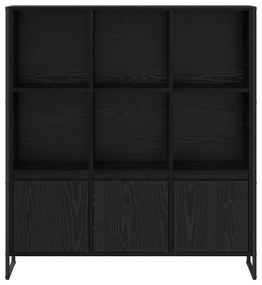 vidaXL Βιβλιοθήκη 2 pcs Μαύρη Οξυά 99,5 x 30 x 108 εκ.