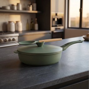 ΤΗΓΆΝΙΑ CAST ALU 28CM DEEP PAN GREEN