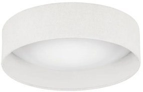 Πλαφονιέρα Φωτιστικό Οροφής LED Ύφασμα Linus Η11 Φ40 FH Ligting-821300-Λευκό 821300
