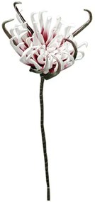 Τεχνητό Λουλούδι Αγκινάρα 00-1530-2 82cm White-Pink Marhome Foam