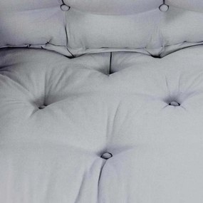 vidaXL Μοντέρνος καναπές patchwork Γκρι 120 x 80 x 12 cm ύφασμα