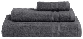 Πετσέτα AVELA ANTHRACITE Σετ πετσέτες 3 τεμαχίων (30 x 50 + 50 x 90 + 80 x 150 εκ.)