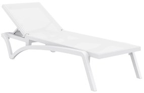 Ξαπλώστρα Pacific Siesta 53-0102 193x68x35cm White