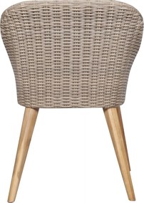 vidaXL Σετ Τραπεζαρίας Κήπου 5 Τεμαχίων Καφέ