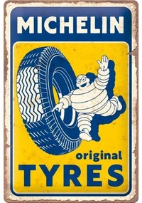 Μεταλλική πινακίδα Michelin - Original Tyres