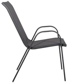 Καρέκλα FL5001 Fylliana Textlene Γκρί 55x72x92 εκ. 55x72x92 εκ.