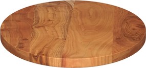 vidaXL Επιφάνεια Τραπεζιού Οβάλ 110x40x2,5 εκ. Μασίφ Ξύλο Ακακίας