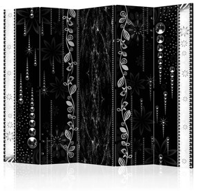 Διαχωριστικό με 5 τμήματα - Black Elegance II [Room Dividers] 225x172