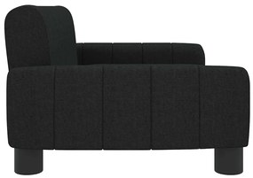 vidaXL Καναπές Παιδικός Μαύρο 70x45x30 εκ. από Ύφασμα